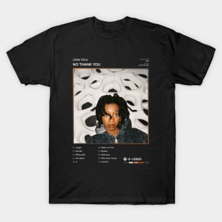 Little Simz - NO THANK YOU Tracklist Album T-Shirt